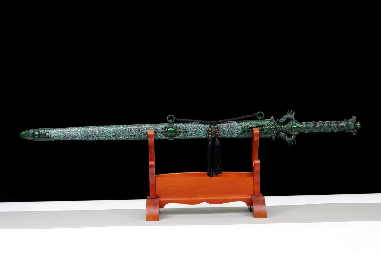 Dragon King Sword Green Sword of Good Luck 龙皇战剑